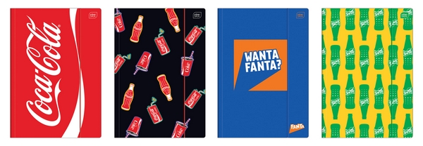 Teczka z gumką A4 Mat+UV  Coca Cola Interdruk